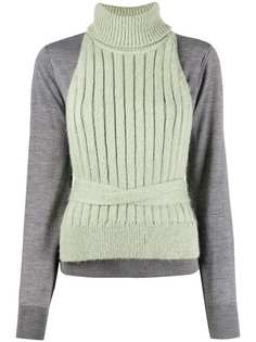 Mm6 Maison Margiela layered knitted jumper