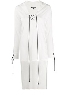 Ann Demeulemeester блузка со шнуровкой