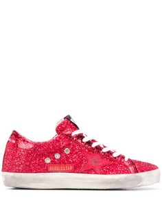 Golden Goose кеды Superstar с блестками