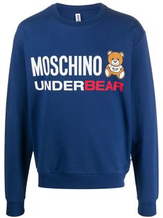 Moschino толстовка Underbear с логотипом