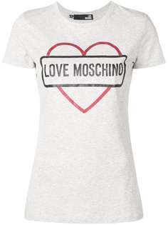 Love Moschino футболка с принтом и логотипом