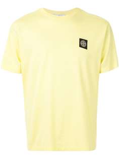 Stone Island футболка с нашивкой-логотипом