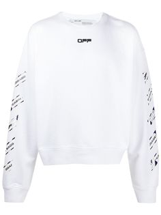 Off-White толстовка с принтом