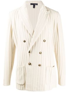 Lardini ribbed cotton blazer