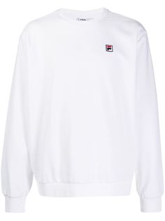 Fila logo patch round neck sweatshirt