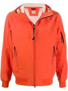 C.P. Company stitched panel hooded jacket
