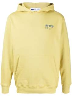 Affix logo-print hoodie