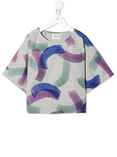Bobo Choses abstract-print wide-sleeves T-shirt