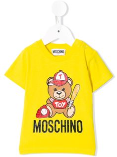 Moschino Kids Teddy Bear logo T-shirt