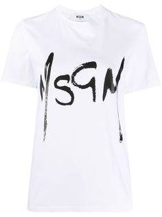 MSGM футболка с логотипом