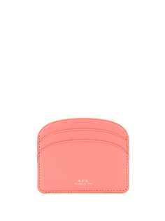 A.P.C. logo-stamp cardholder