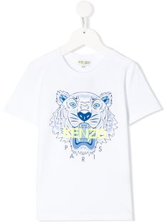 Kenzo Kids logo-print short sleeved T-shirt
