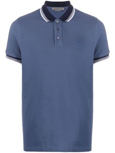 Corneliani рубашка-поло с контрастной отделкой