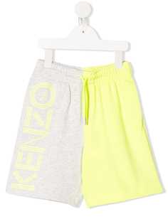 Kenzo Kids шорты с контрастной вставкой