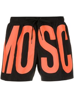 Moschino плавки-шорты с логотипом