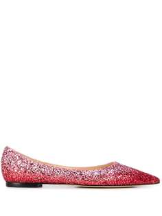 Jimmy Choo балетки Love с блестками