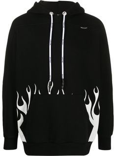 Palm Angels худи Burning с логотипом