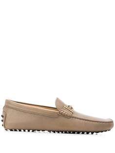 Tods лоферы с пряжкой-логотипом Tod`S
