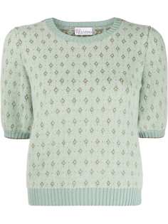 RedValentino жаккардовый топ