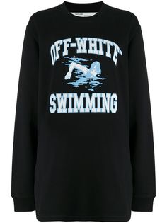 Off-White толстовка с принтом