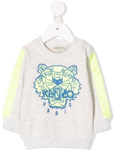 Kenzo Kids tiger logo embroidered sweatshirt