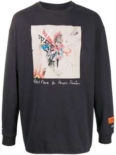 Heron Preston футболка с принтом Robert Nava