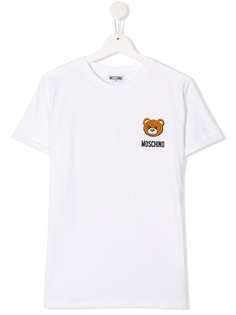Moschino Kids футболка с принтом Teddy Bear и логотипом