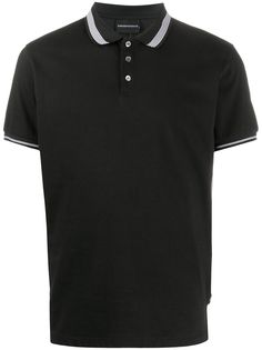 Emporio Armani рубашка-поло с логотипом
