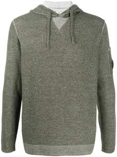 C.P. Company lens detail knitted hoodie