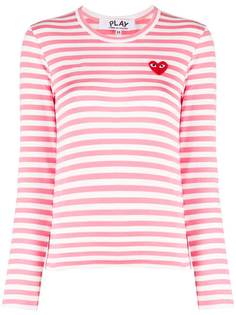 Comme Des Garçons Play толстовка в полоску