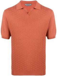 Corneliani фактурная рубашка-поло