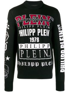 Philipp Plein трикотажный джемпер с логотипом