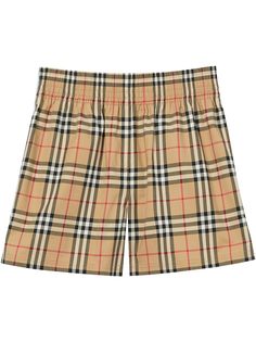 Burberry шорты в клетку Vintage Check