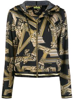 Versace Jeans Couture худи на молнии с принтом Baroque
