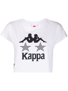 Kappa укороченный топ с логотипом