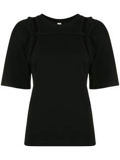 Dion Lee футболка в рубчик