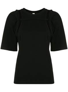 Dion Lee футболка в рубчик