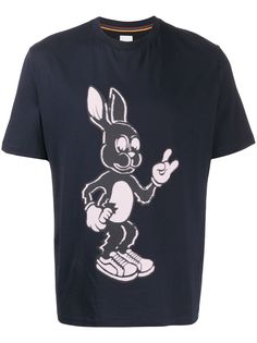 Paul Smith футболка с круглым вырезом и принтом Bunny