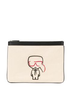 Karl Lagerfeld клатч Rue St Guillaume с вышивкой