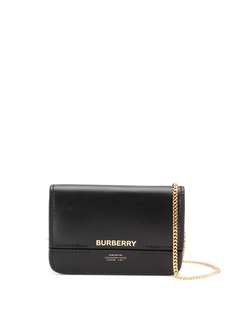 Burberry кошелек на цепочке с логотипом