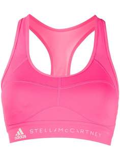 adidas by Stella McCartney спортивный бюстгальтер с логотипом