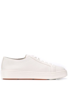 Santoni кеды на шнуровке