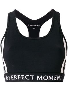 Perfect Moment спортивный топ с принтом логотипа