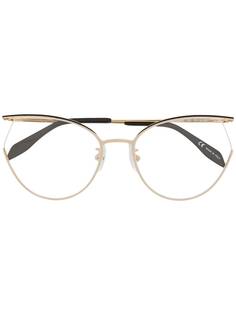 Alexander McQueen Eyewear очки в оправе кошачий глаз