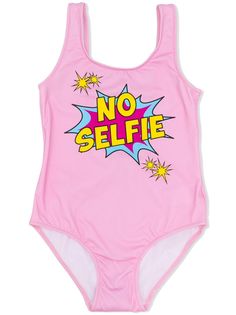 Mc2 Saint Barth no selfie print swimsuit