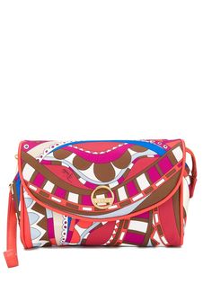 Emilio Pucci косметичка с абстрактным принтом