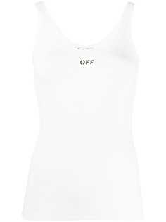 Off-White hole-detail tank top