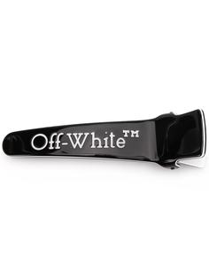 Off-White LOGO HAIR CLIP BLACK WHITE