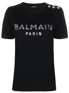 Balmain футболка с логотипом
