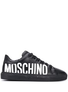 Moschino кеды с логотипом